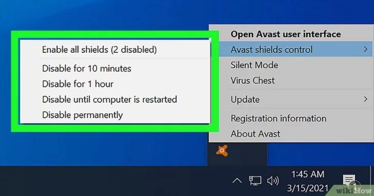 Access the Options