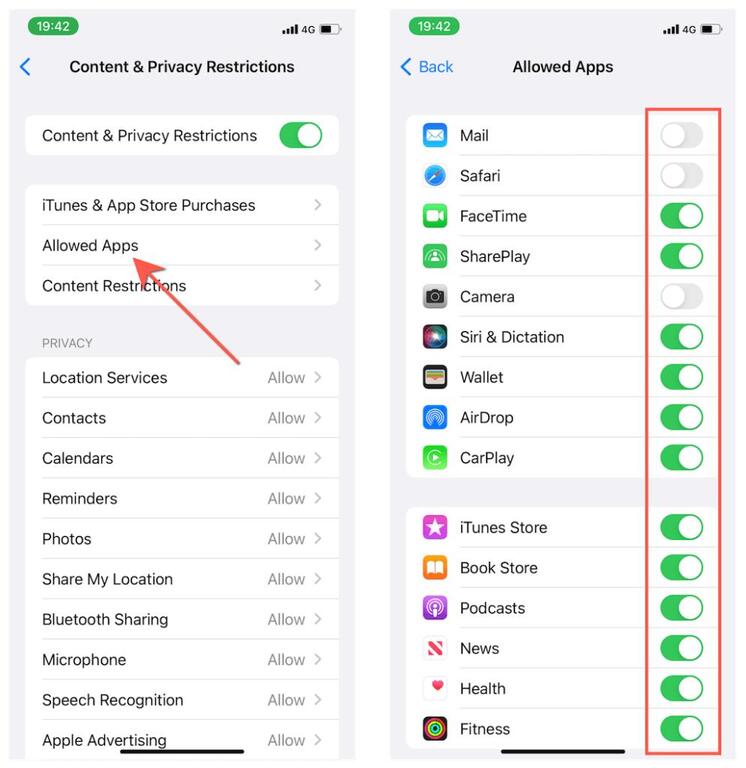 Allowed Apps