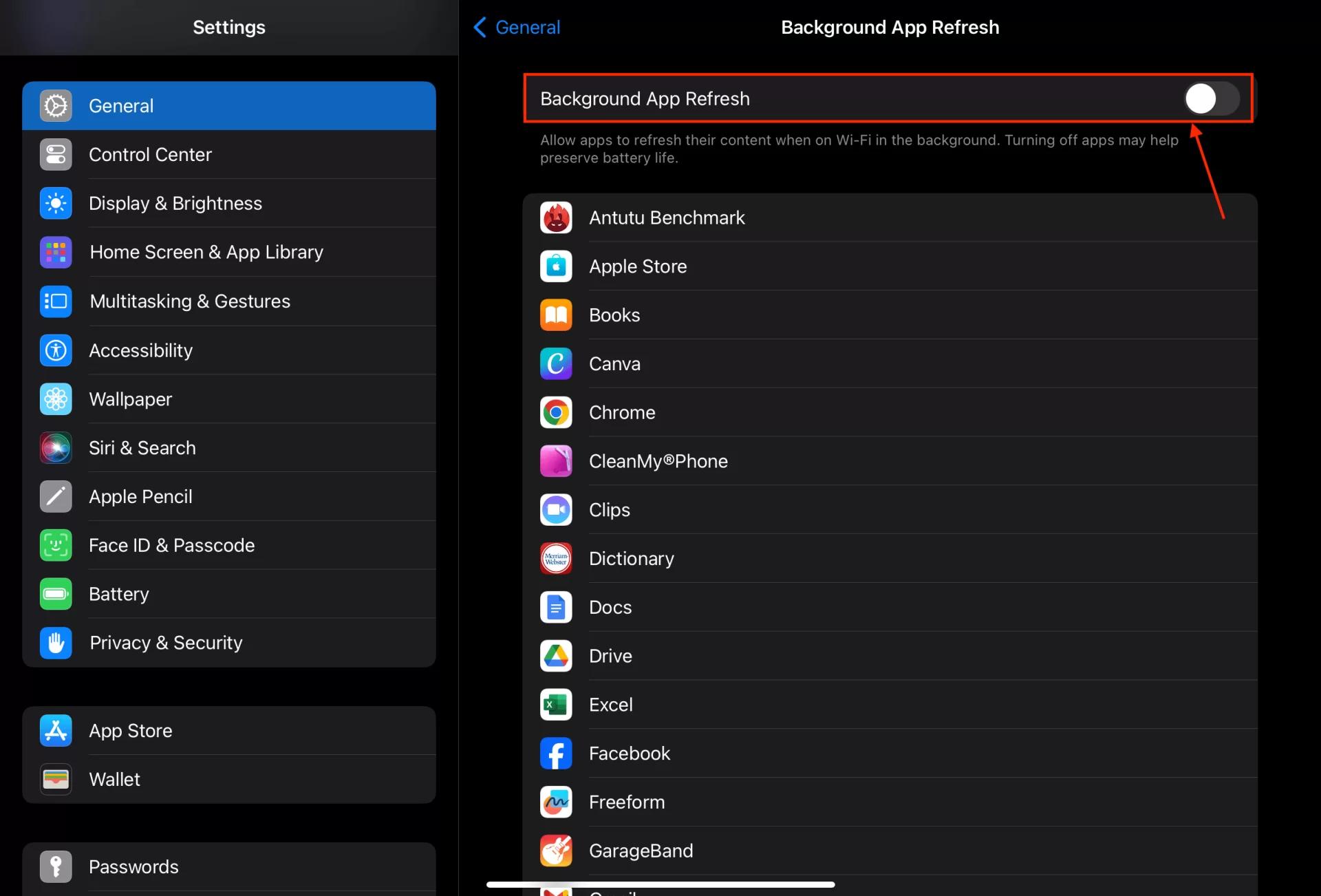 Background App Refresh