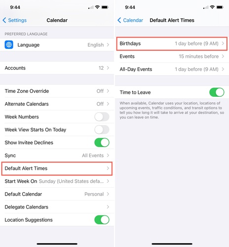 Iphone Calendar Alerts Not Working
