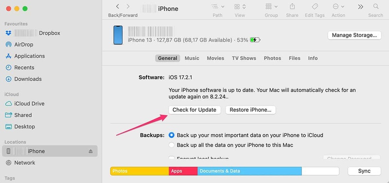 iOS 27 Beta Update konnte nicht überprüft werden
