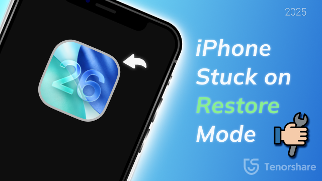 fix iphone stuck on restore mode