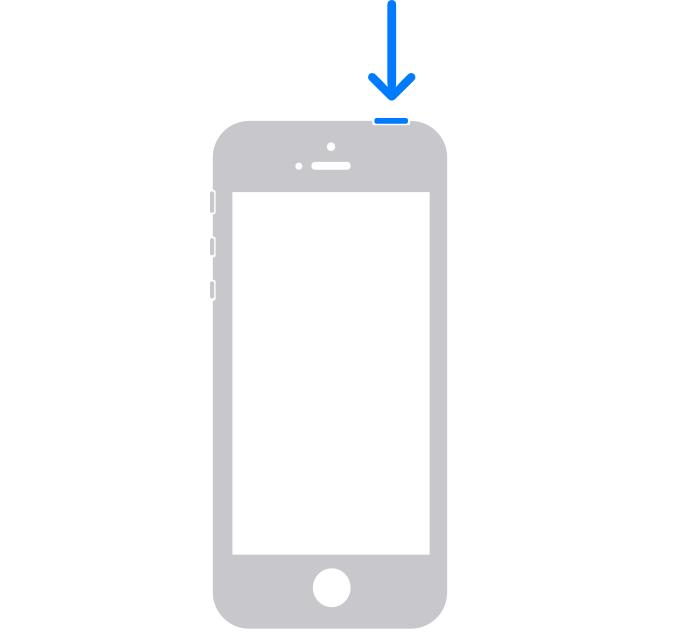 restart iPhone SE