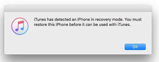 Iphone Recovery Mode Restore Prompt