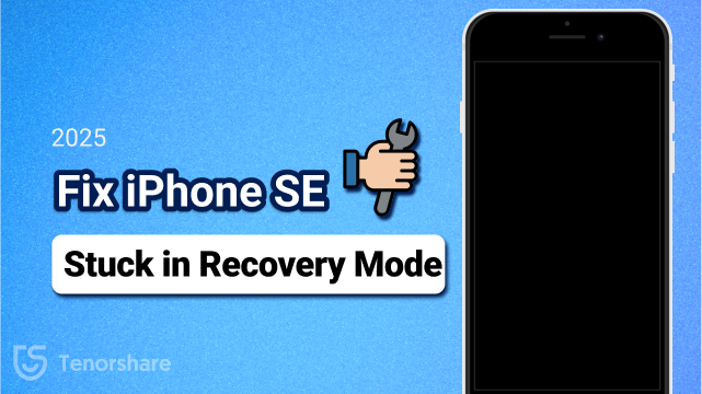 iphone se stuck in recovery mode
