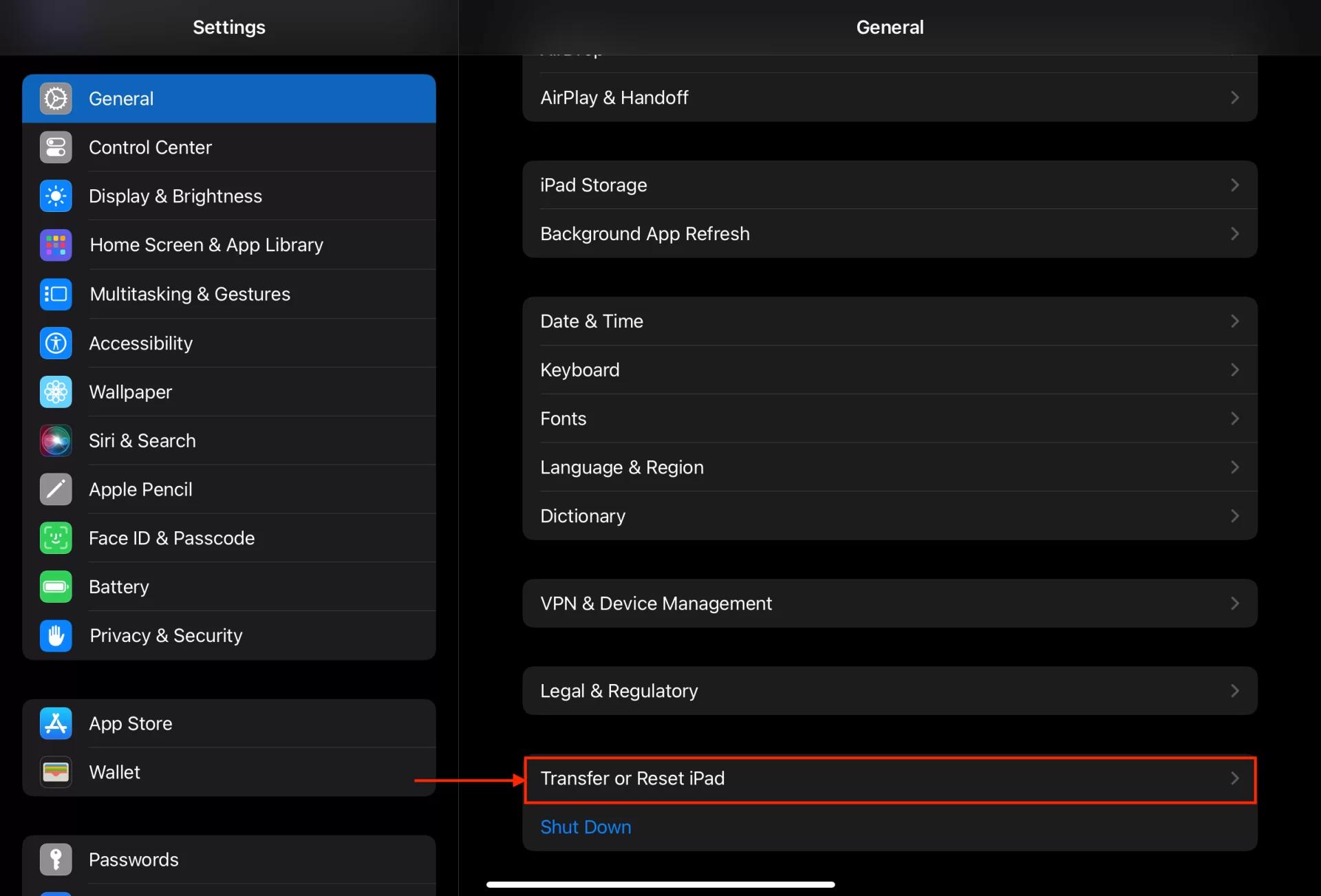Reset All Settings