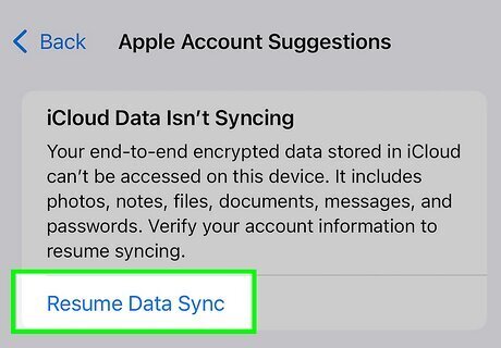 Resume Data Sync
