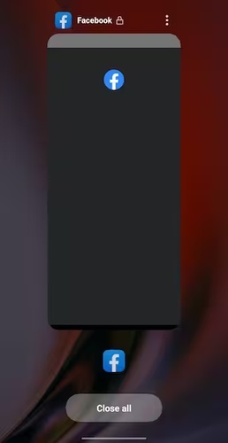 Facebook Black Screen