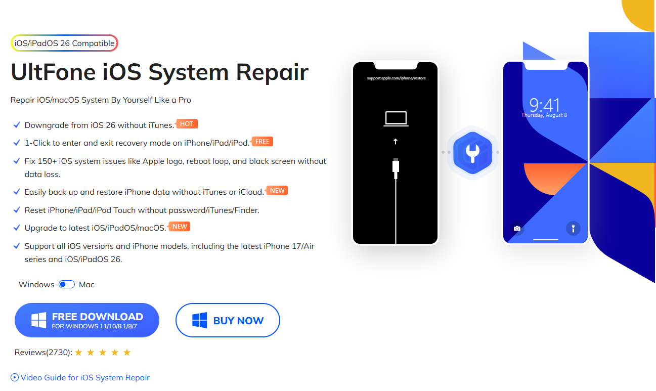 UltFone iOS System Repair