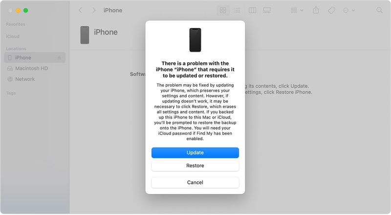 Iphone Rainbow Screen of Death