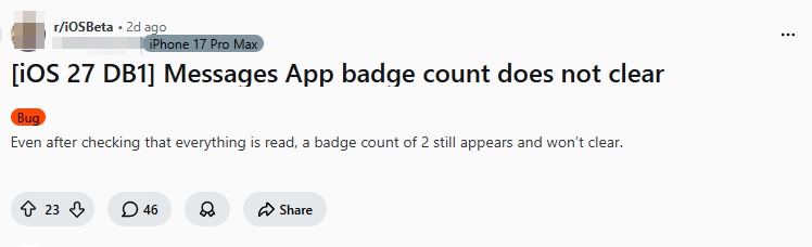 Clearing Ios 27 Badge Count