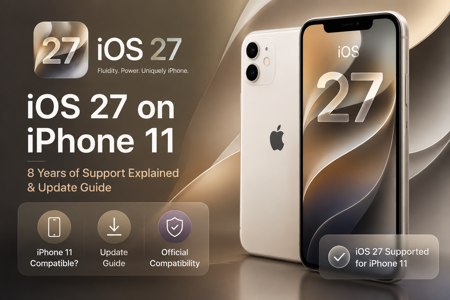 ios 27 on iphone 11 cover page