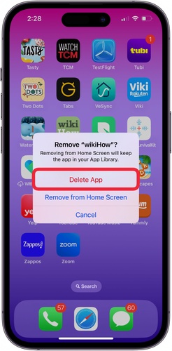 Delete App