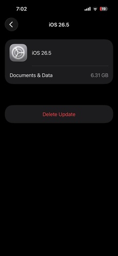刪除 iOS 27 更新