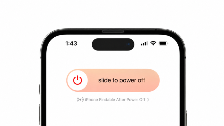 Sliding to power off and restart an iPhone to fix the iOS 27 Siri waitlist