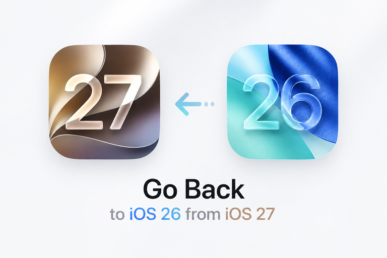 downgrade from ios 27
