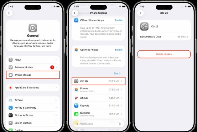 刪除 iOS 27 更新檔