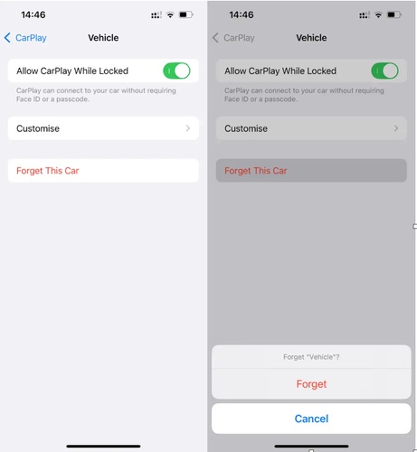 iOS 27 忘記此汽車設定