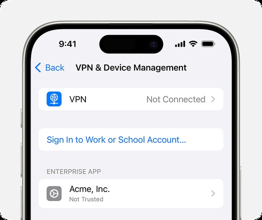 關閉 iOS 27 VPN