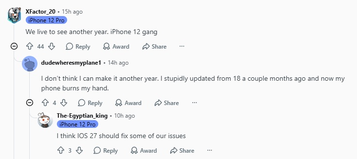 Ios Updates Cause Performance Regressions