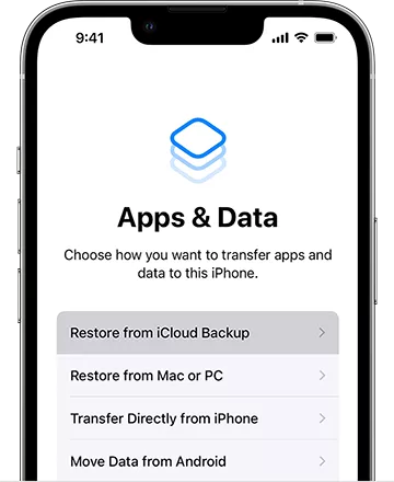 Aus iCloud-Backup wiederherstellen