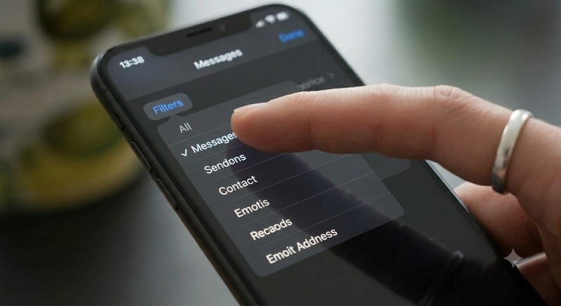 Tap Filters Then All Messages