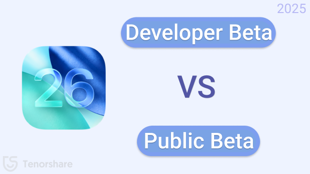ios 26 developer beta vs ios 26 public beta
