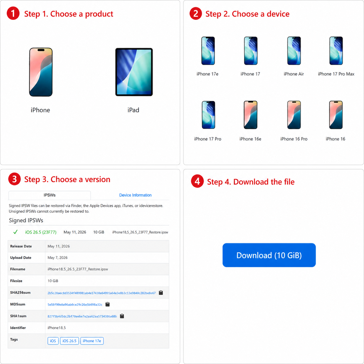 iOS 26으로 다운그레이드