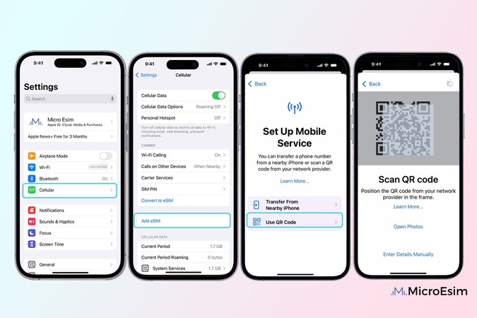 iPhone Duo eSIM QR Code 無法使用時向電信業者申請新的 eSIM 設定檔