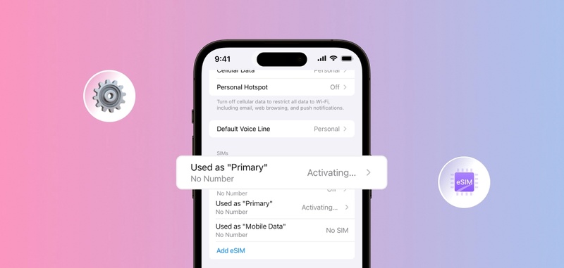 iPhone Duo eSIM 一直顯示啟用中時聯絡電信業者