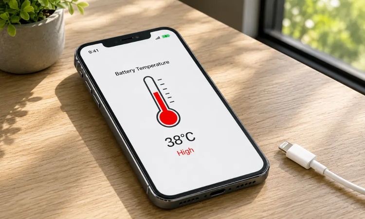 iphone adjusts charging when temperature unsafe