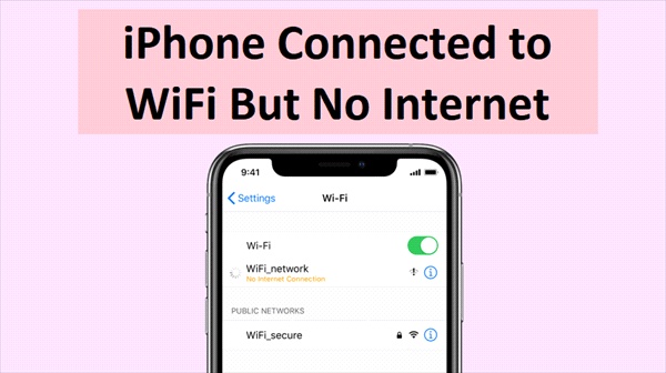 iphone connects to wifi without internet
