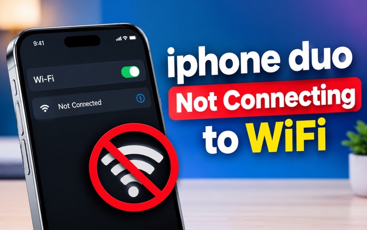 iphone duo not connecting to wifi