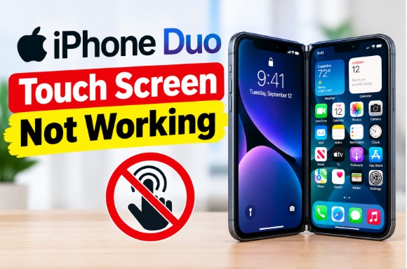 iphone duo touch screen not working