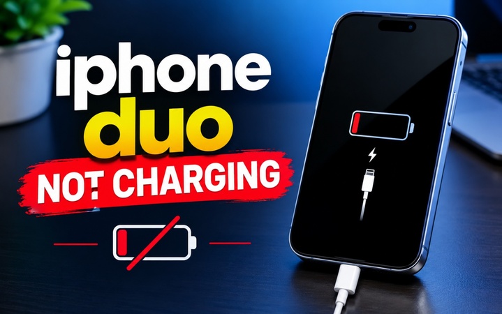 iphone duo not charging