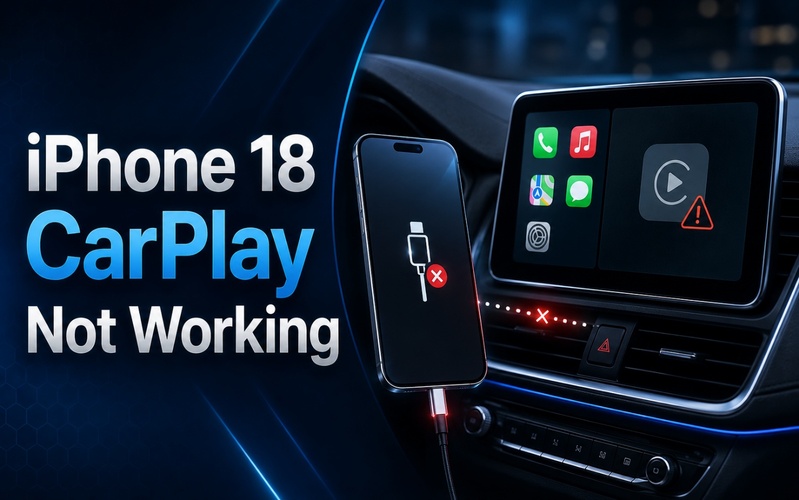 iphone 18 carplay not working